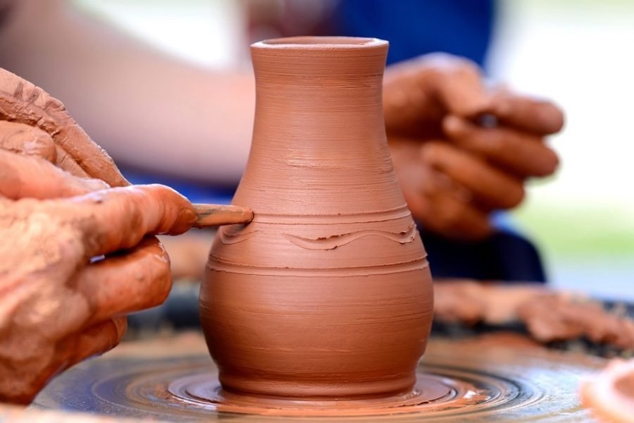 pottery making