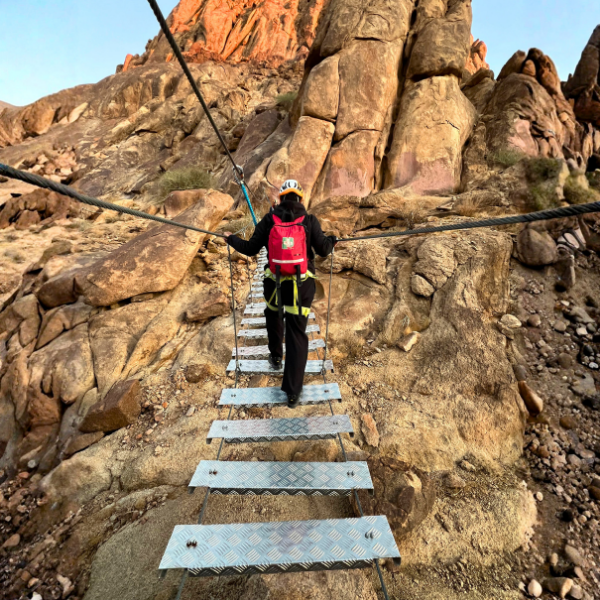 Al-Bayda Mountain Climbing Adventure – Shurooq Via Ferrata