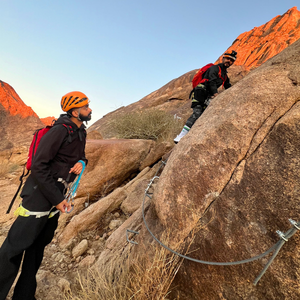Al-Bayda Mountain Climbing Adventure – Shurooq Via Ferrata