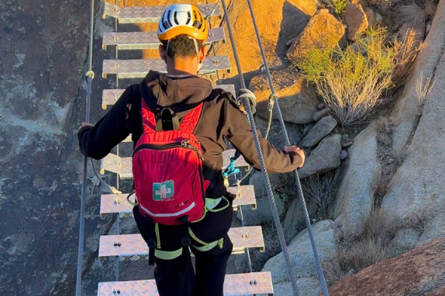 Al-Bayda Mountain Climbing Adventure – Shurooq Via Ferrata