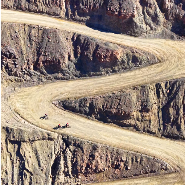 Extreme Mountain Biking Descent from Mount Uhud Summit
