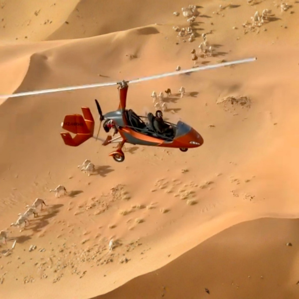 Gyrocopter Flight from Madinah to Yanbu