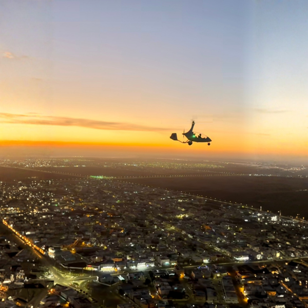 Gyrocopter Flight Over Mount Uhud