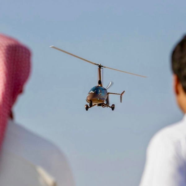 Gyrocopter Flight Over Mount Uhud