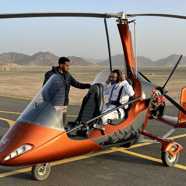 Gyrocopter Flight Over Al-Mandasa Area & Farms