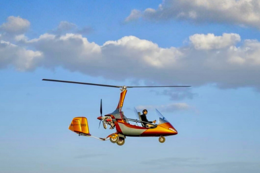 Gyrocopter Flight from Madinah to Yanbu